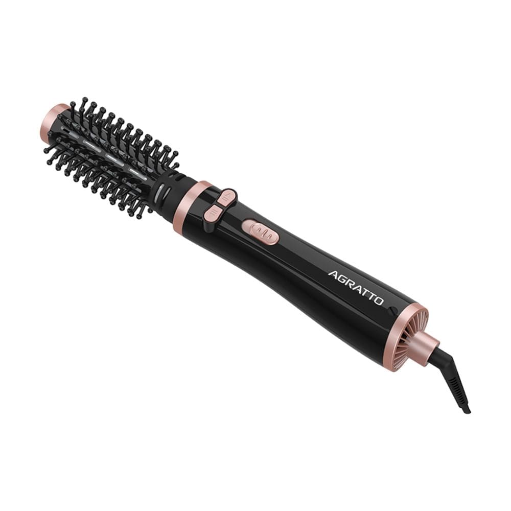 Escova de Cabelo Rotativa DELLA Preto Bivolt 1000 Watts - 12799 - AGRATTO
