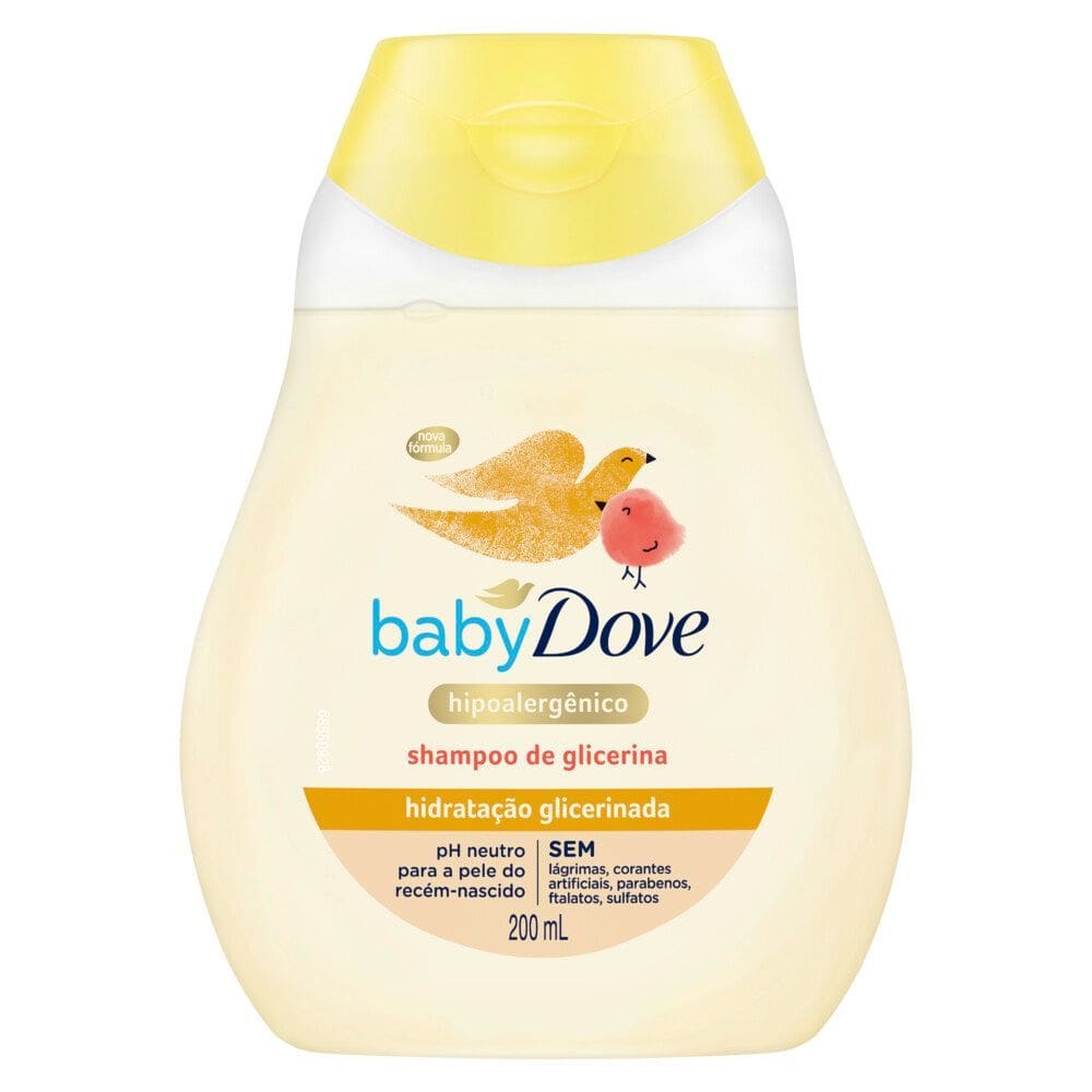 Shampoo Dove Baby Hidratação Glicerinada 200ml