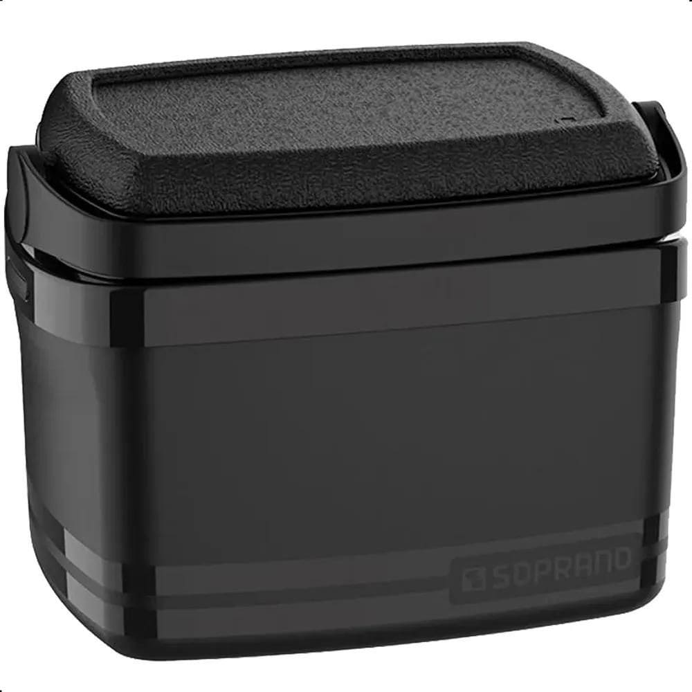 Caixa Térmica Soprano 5 Litros Tropical Preta Pequena