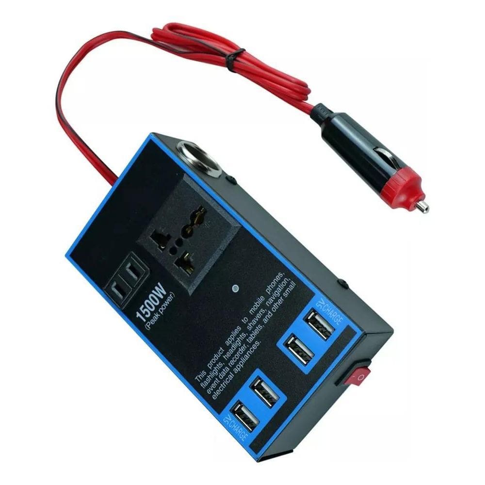Inversor Energia 1500W Carro Caminhão Tomada 12-24V A 220V I