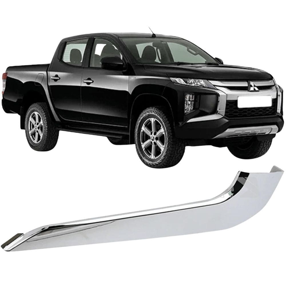 Moldura Inf Cromada Parachoque Triton 2021 A 2025 - Direito