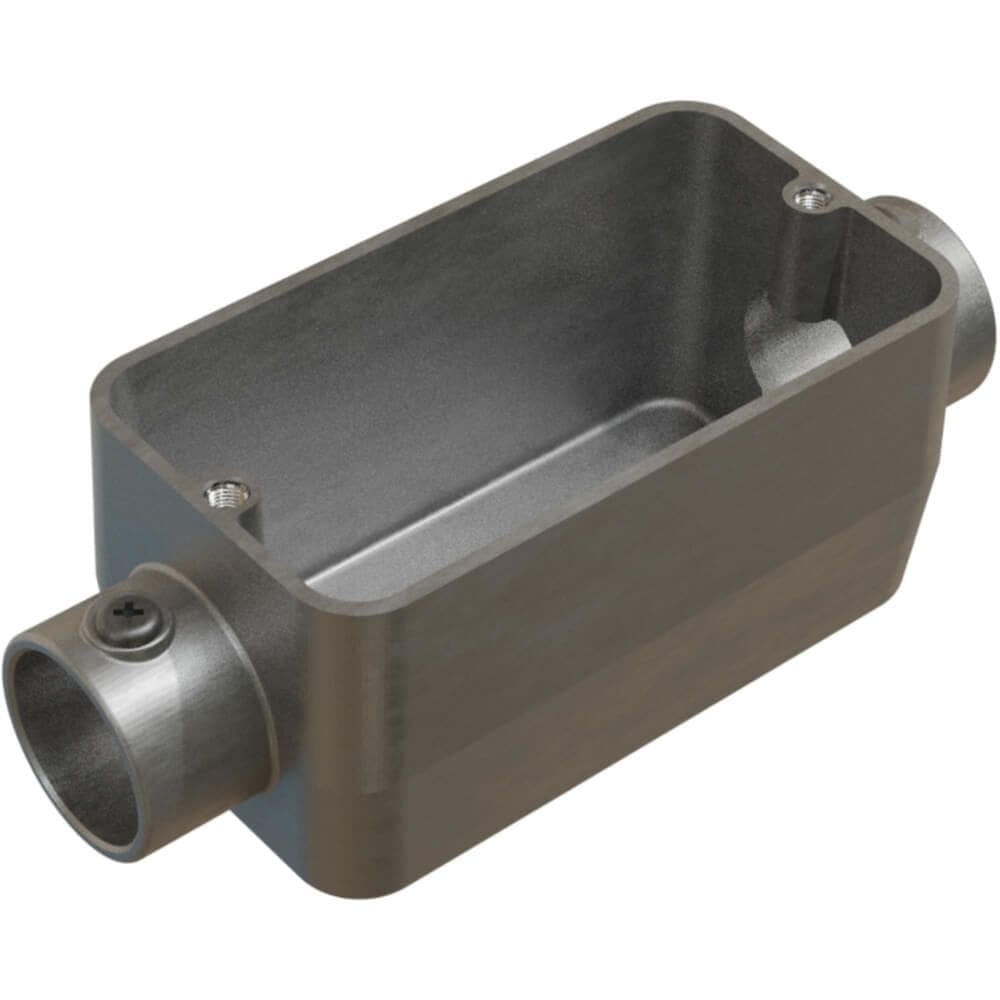 Caixa de Derivação Fixa Conduletzel sem Pintura Tipo C de 3/4”” sem Tampa - E012020036 - WETZEL