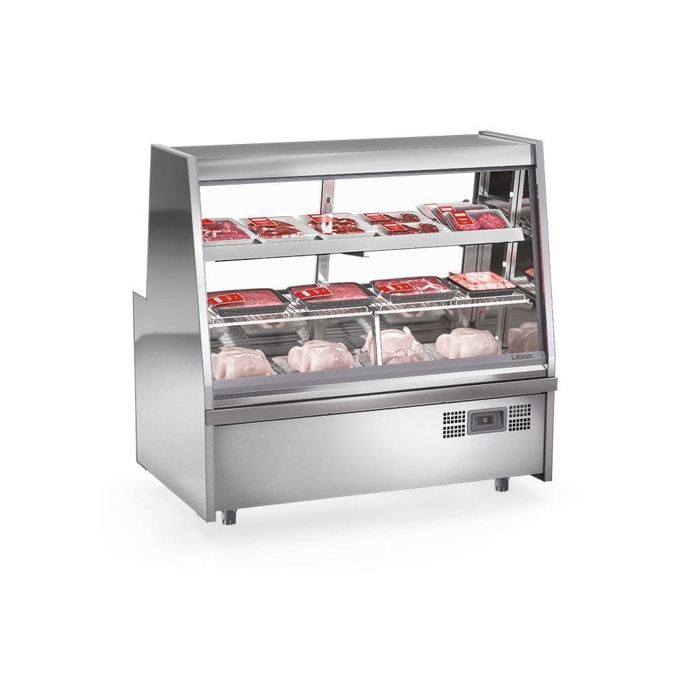 Balcão de Frios e Avícola GRTA150 1,5MT Inox Gelopar 220v