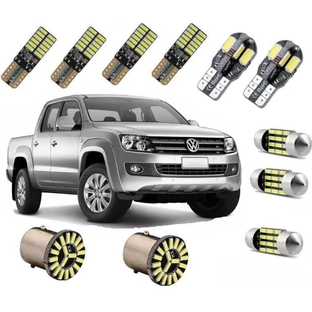 3X Lampadas Led Premium Amarok Kit Completo Canbus