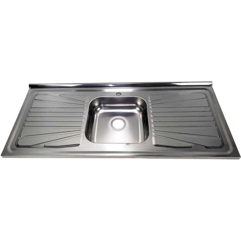 Pia de Cozinha Inox Cuba Central com Furo para Torneira 120 x 52cm - FABPIA01040102 - FABRINOX