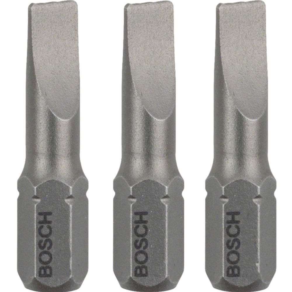 Bits Fenda Extra Hard S1,0x5,6 25mm 3 Unidades - 2607001464000 - BOSCH