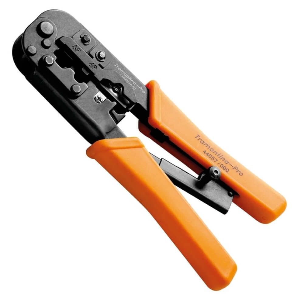 Alicate para Crimpar RJ11/RJ12/RJ45 Profissional - 44057100 - TRAMONTINA