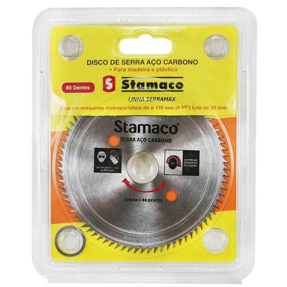 Serra Aço Carbono Serramax 4 3/8”” Com 80 Dentes - 2079 - STAMACO