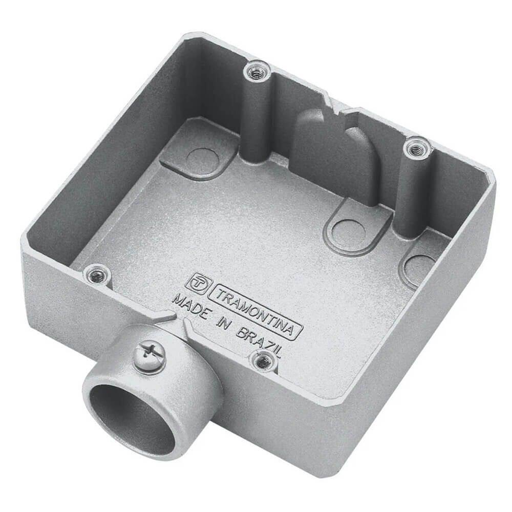 Condulete Duplo Tipo ””ED”” sem Tampa e Rosca BSP 3/4”” Polegadas - 56111032 - TRAMONTINA