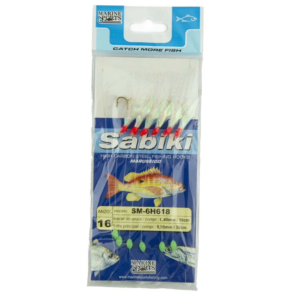 Isca Sabiki com 6 Anzol N°16 - 0009065 - ARTPESCA