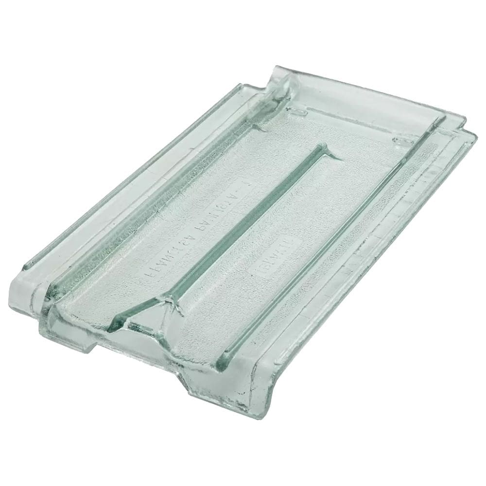 Telha de Vidro Texturizada 40x24cm Francesa Paulista - 01020001 - IBRAVIR