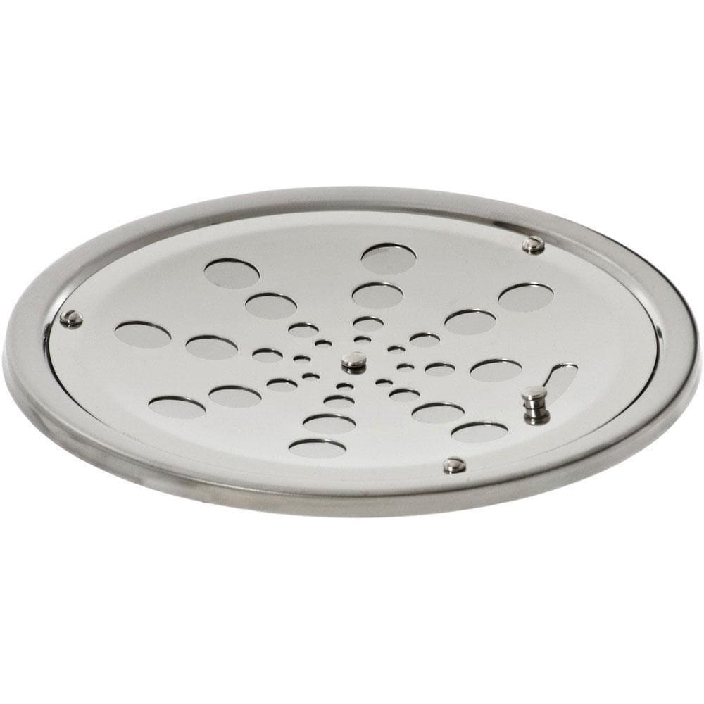 Ralo Grelha Inox Redonda 15cm Polida Com Caixilho Com Fecho - ESTILMAX