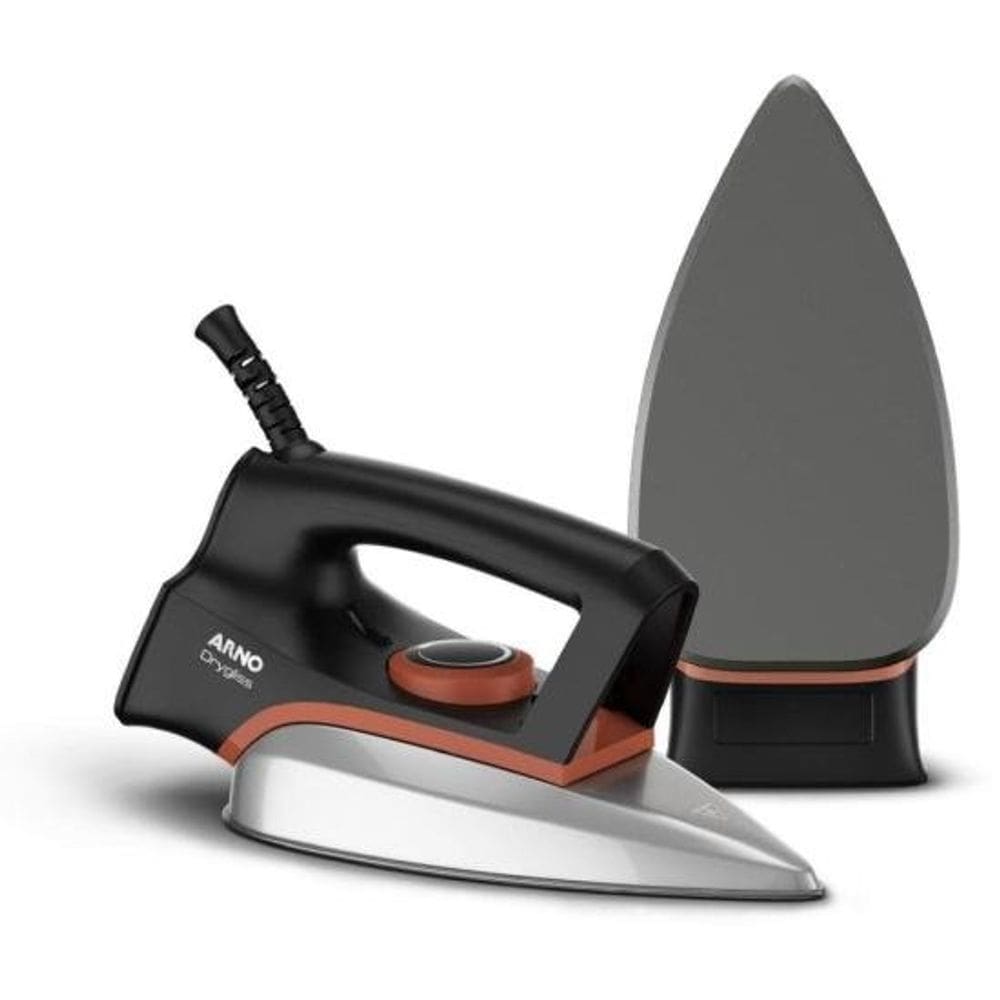 Ferro a Seco Arno Drygliss 1200W Preto/Terracota 220V