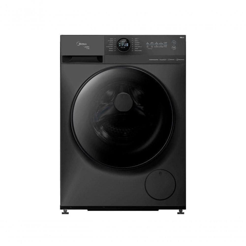 Máquina De Lavar Roupas Midea 11KG Inverter Healthguard Wi-fi Titanium MF201W110WB 110V