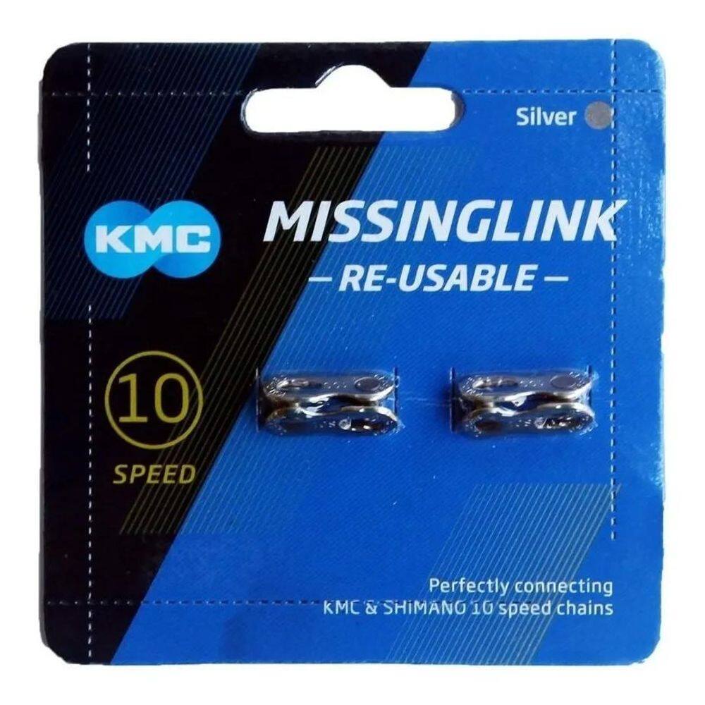 Emenda Rápida Corrente Bicicleta Power Link Kmc 10V Mtb Spee