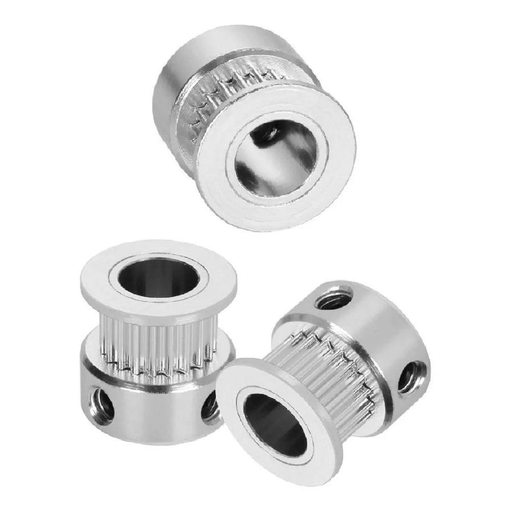 3 Polias Gt2 20 Dentes Furo 5Mm 6Mm 6.35Mm 8Mm Escolher