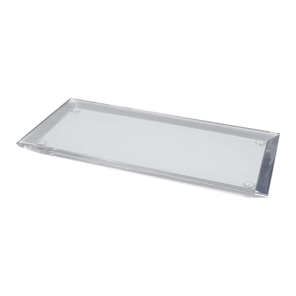 Bandeja Slim 12x28cm em Resina Cristal