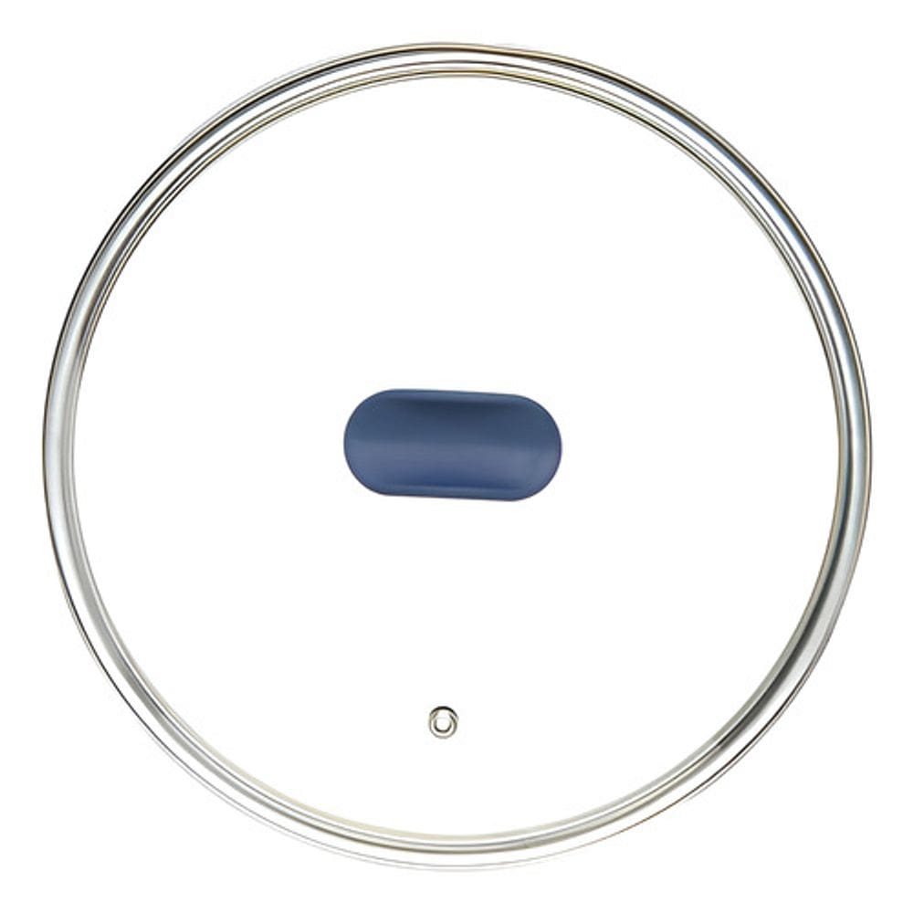 Tampa De Vidro Panela Polishop 20cm  Azul