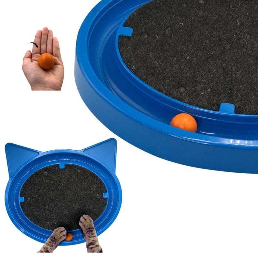 Brinquedo Super Cat Relax Pop Azul - Gatos Calmos E Felizes