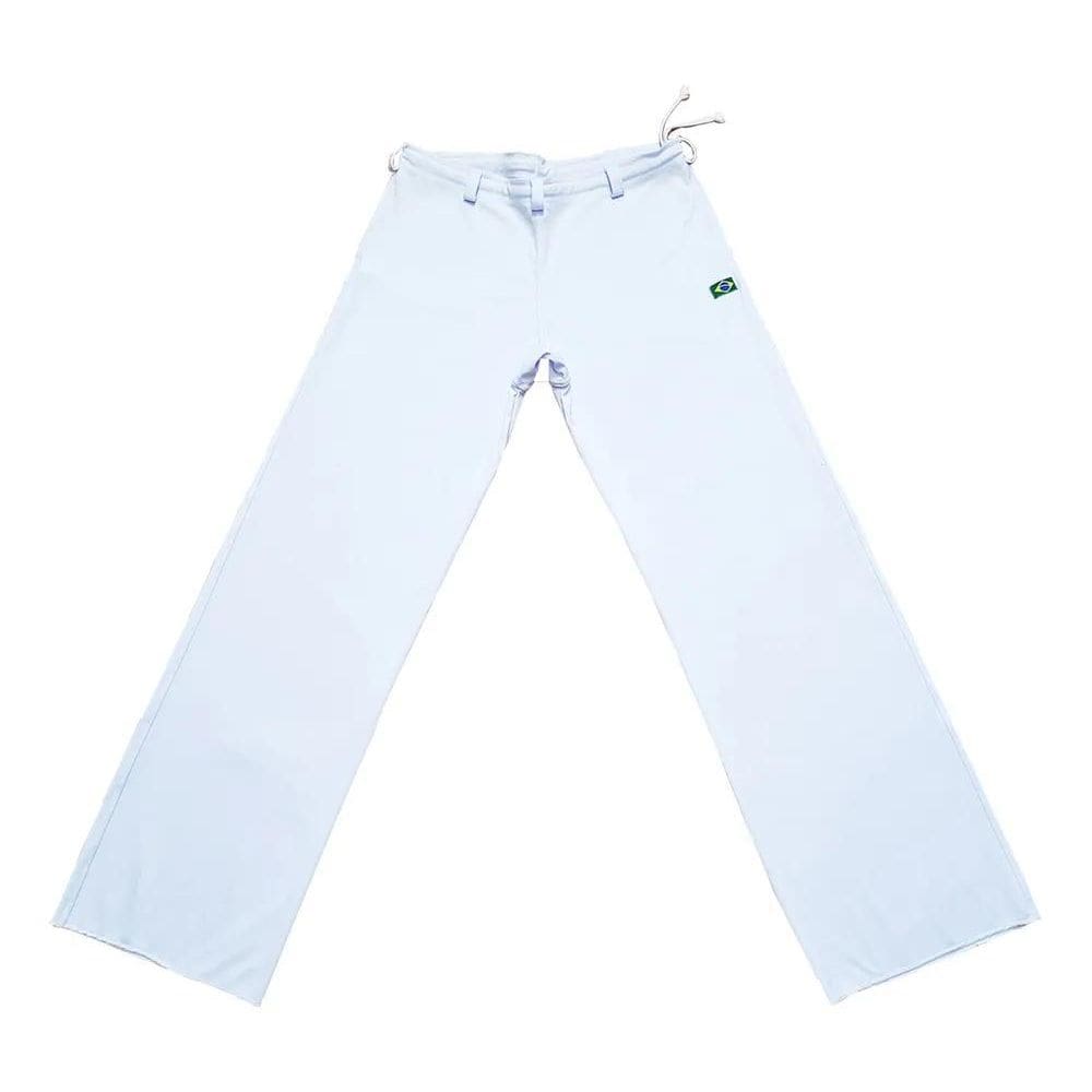 3X Calça De Capoeira Infantil Juvenil Abada Helanca Grossa F
