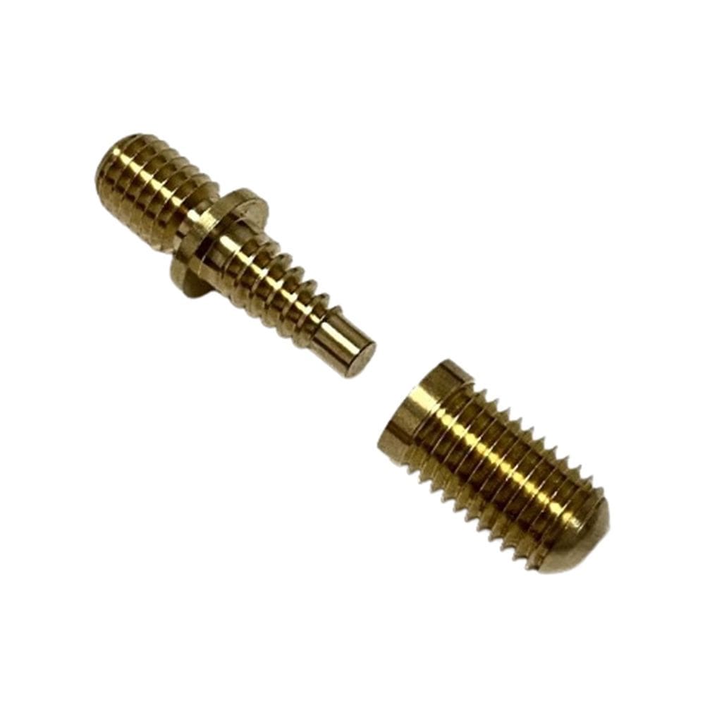 Junção Mini Butt Rosca Ponta Fina Kit Macho Fêmea