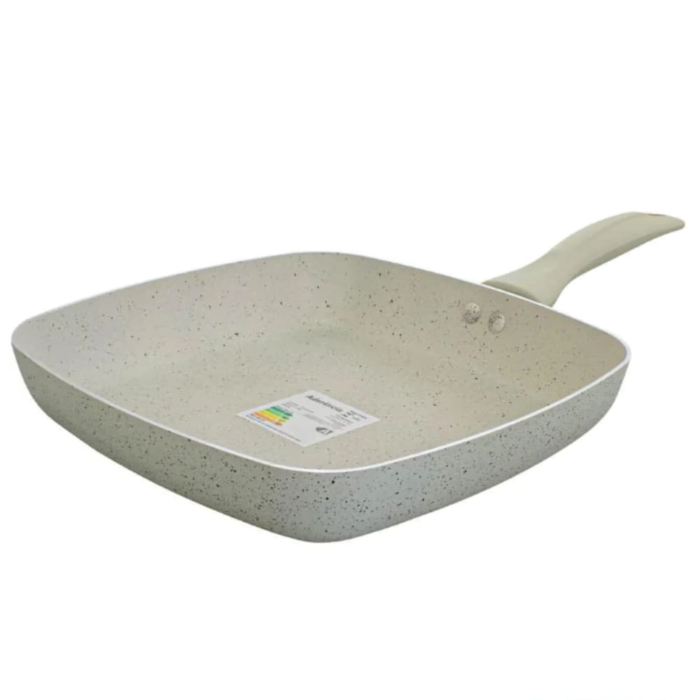 Frigideira Grill 22cm Rev. Cerâmico Ibiza Vanilla Casambiente