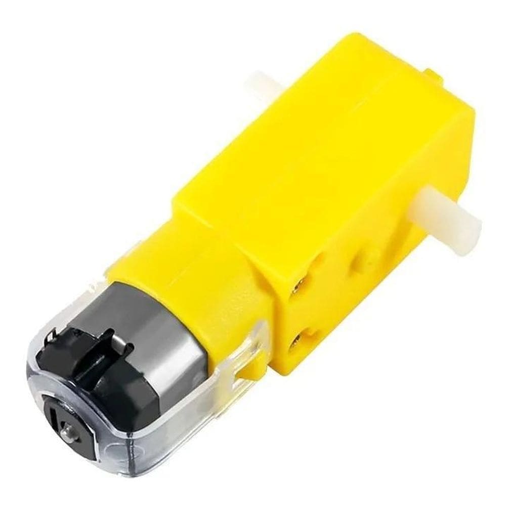 Motor Dc 3-6V Caixa De Redução E Eixo Duplo Para Arduino Pic