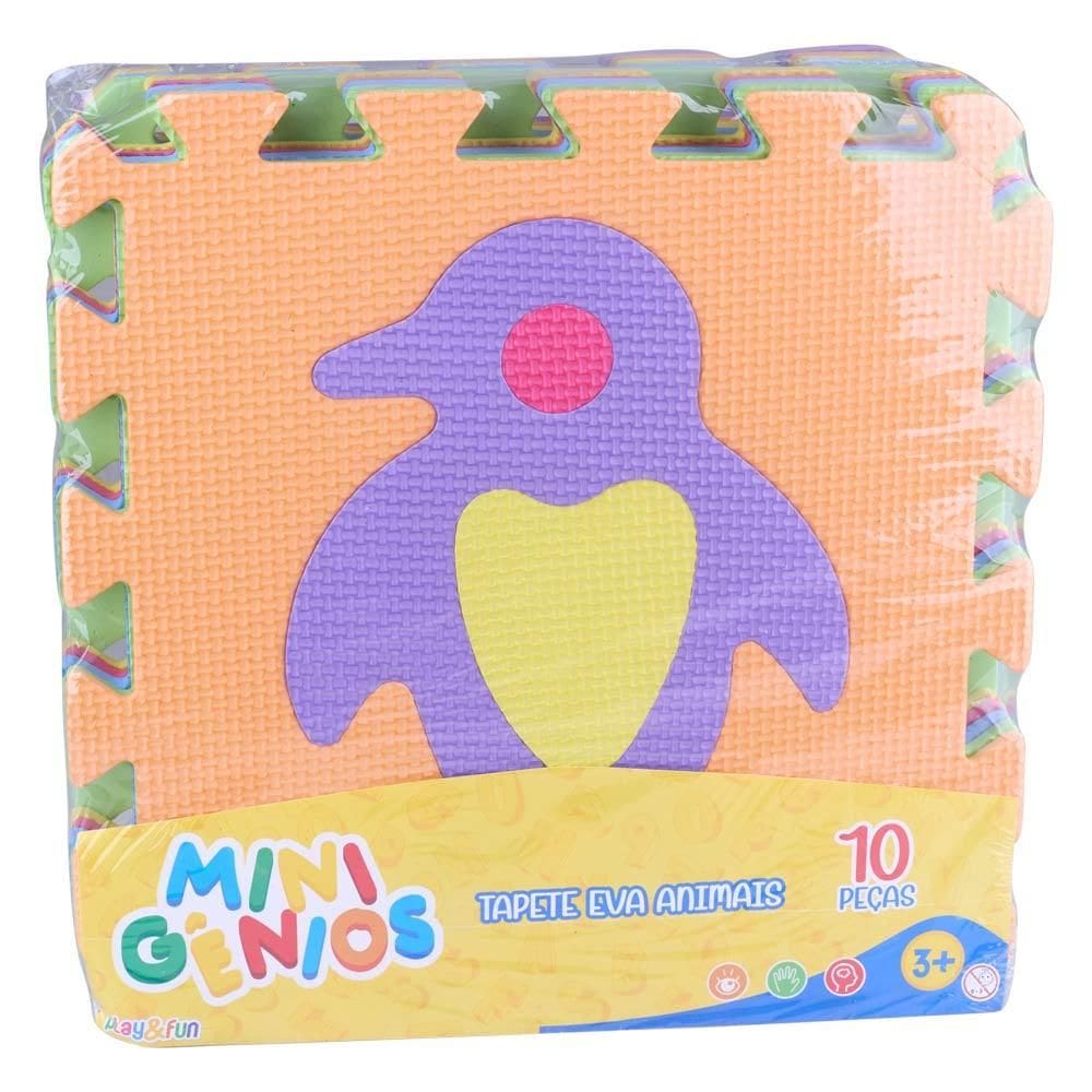 Tapete EVA Animais Mini Gênio Play&Fun