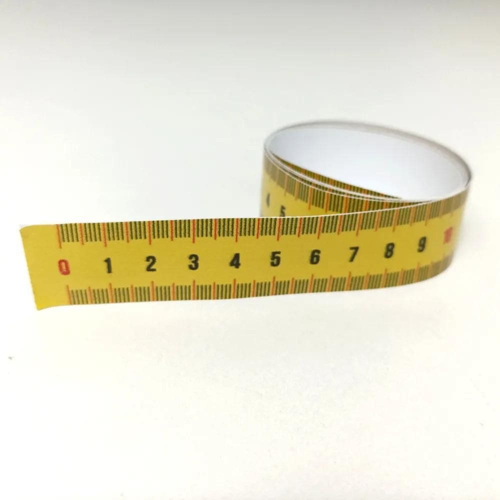 Régua Métrica Auto Adesiva Fita 2 Metros Graduada Horizontal