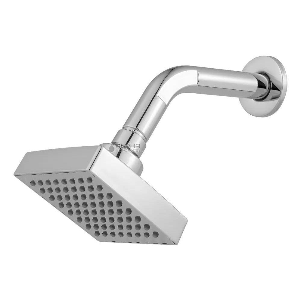 Ducha Chuveiro Quadrado Aquecedor Gás E Solar Flatt Cromado