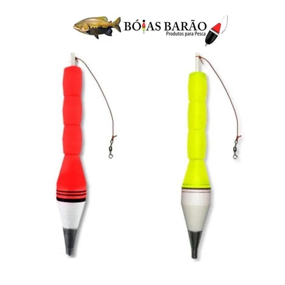 Kit 2 Boia De Arremesso Torpedo Nº 9 - 70G 22Cm Boias Barão