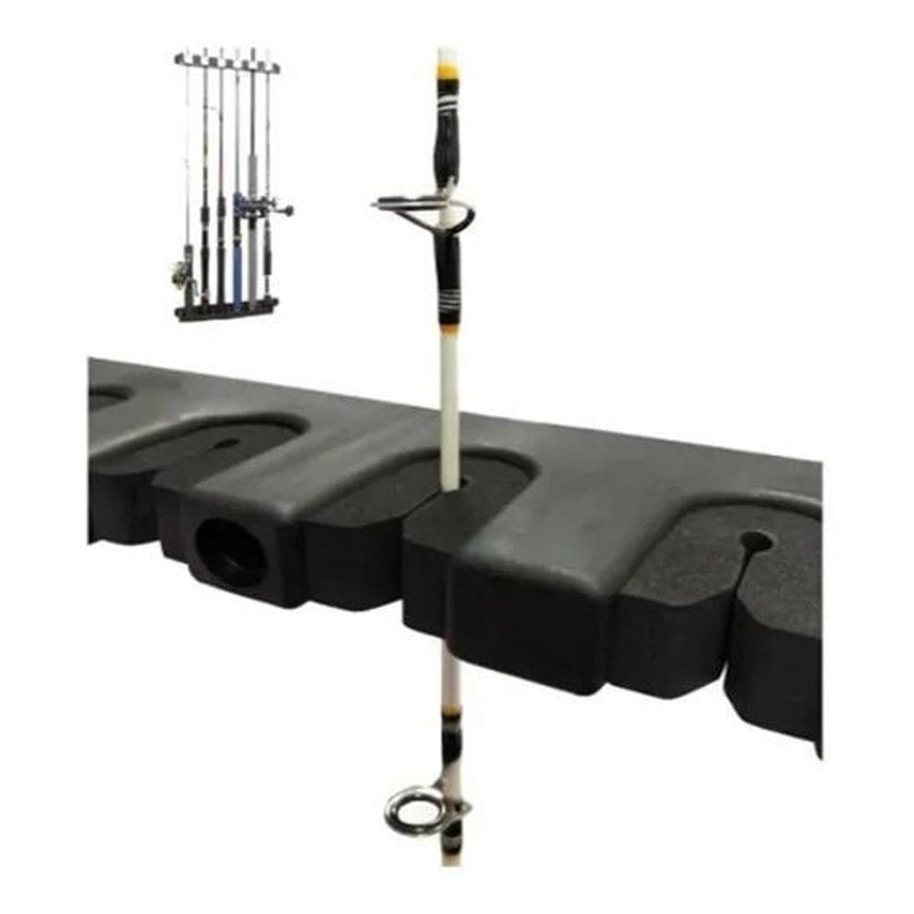 Suporte Parede Rack Organizador 7 Varas De Pesca Top Rack