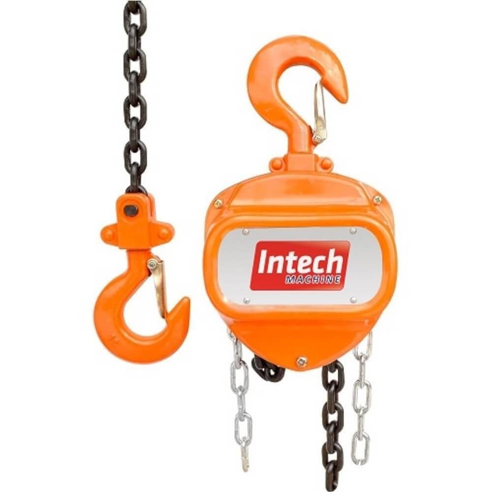 Talha Manual 1 Tonelada com Corrente de 5 Metros - LIFT510 - INTECH MACHINE