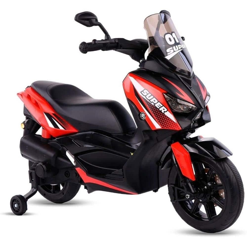 Moto Elétrica Scooter Infantil 12V Revvo XR Vermelho BANGTOYS
