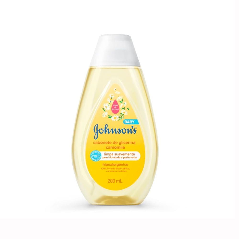 Sabonete Líquido de Glicerina Johnson`s Baby Camomila 200ml