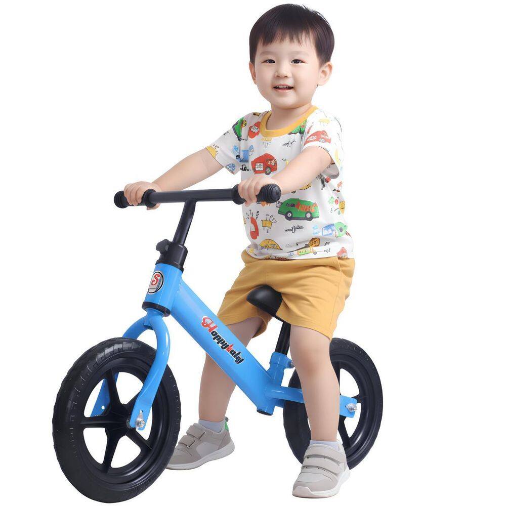 Bicicleta Sem Pedal Treina Equilíbrio Infantil Azul Castela