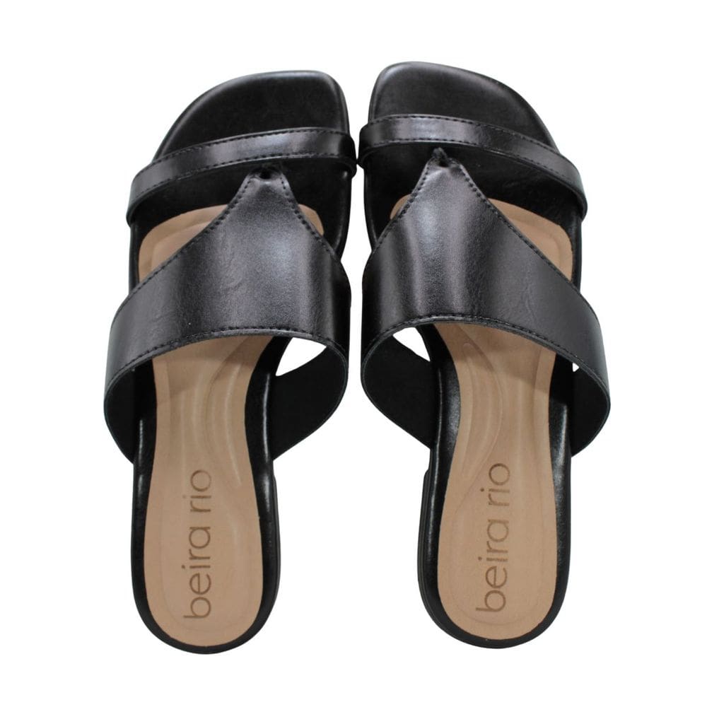 Tamanco Feminino Rasteira Beira Rio Preto