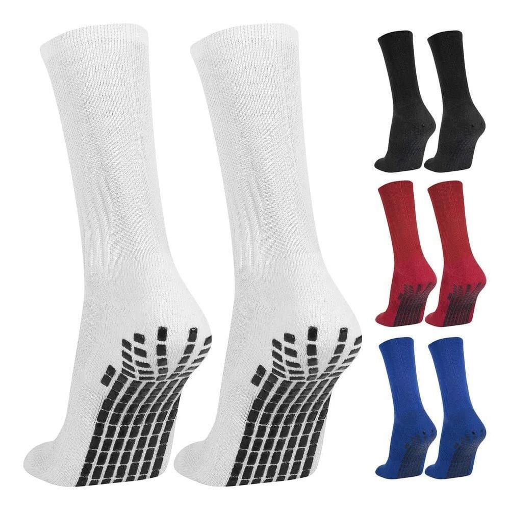 3X Meia Antiderrapante Futebol Esportiva Crossfit Corrida
