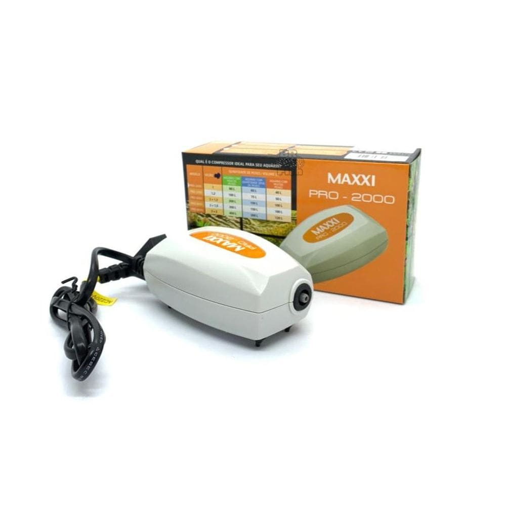 Compressor De Ar Maxxi Power Pro-2000 Para Aquários 220V
