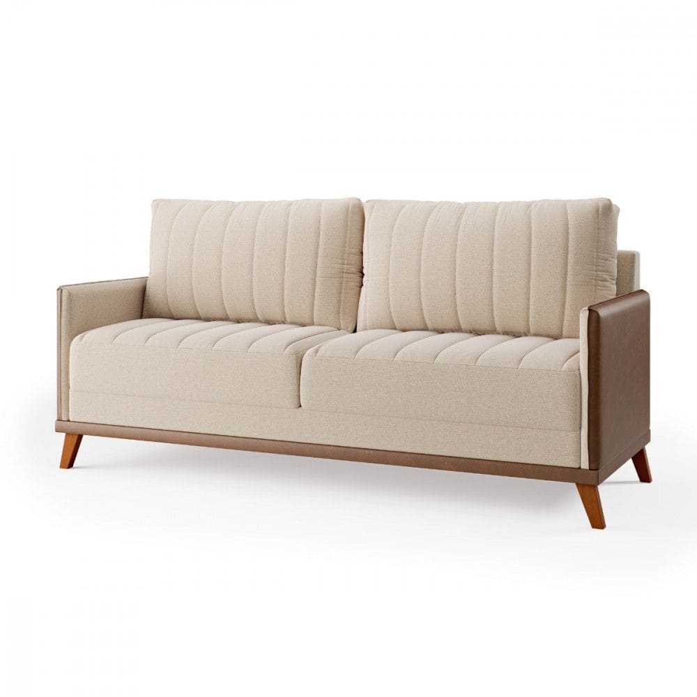 Sof? Living Concept 2,00m Linho Bronze Viero