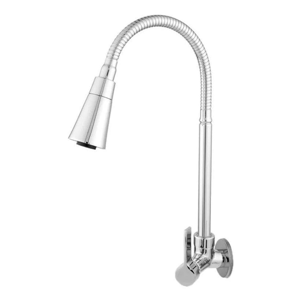 Torneira De Cozinha De Parede Flexivel Gourmet Pia Metal