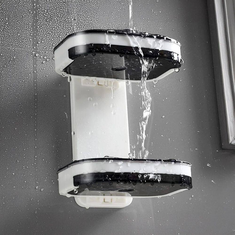 Porta Sabonete Saboneteira Parede Dupla Adesivo Banheiro