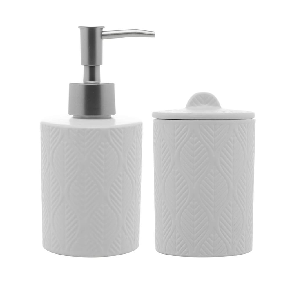 Kit 2 Peças para Banheiro de Cerâmica Sheet Wolff