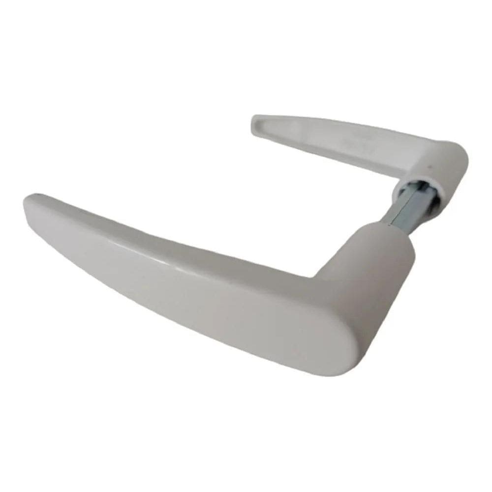 Maçaneta Branca Para Porta Tamanho Universal Stam Modelo 33
