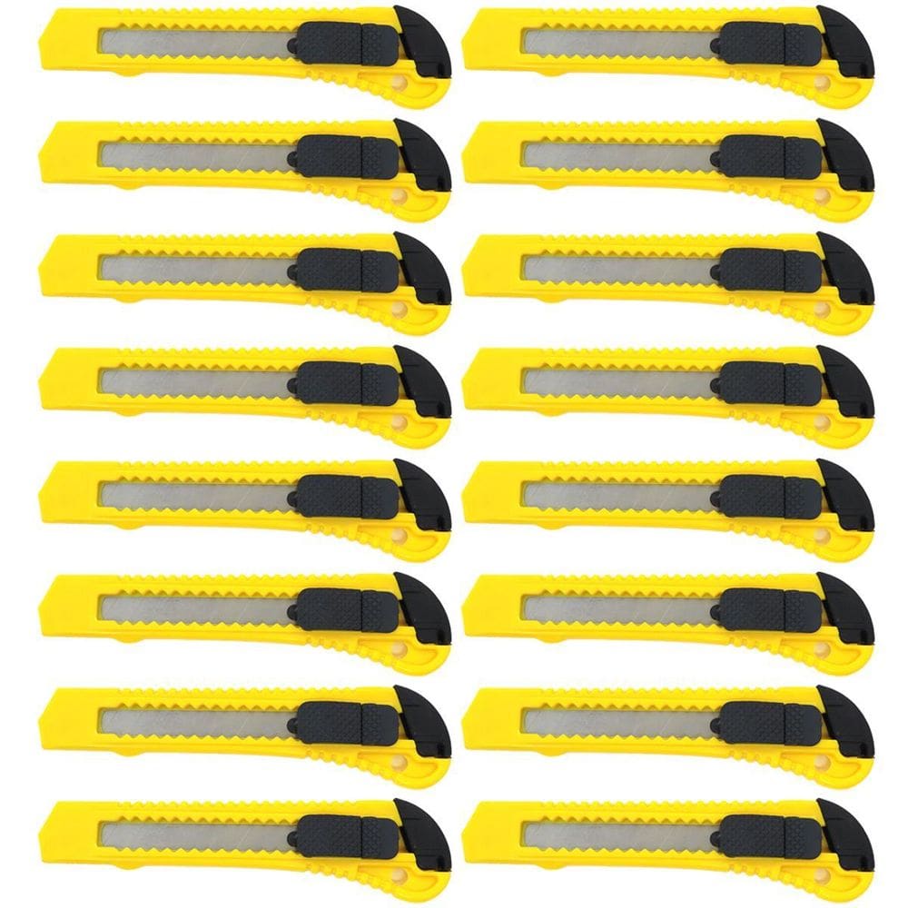 Kit 16 Estilete De Corte Multiuso 18 Mm Tradestar