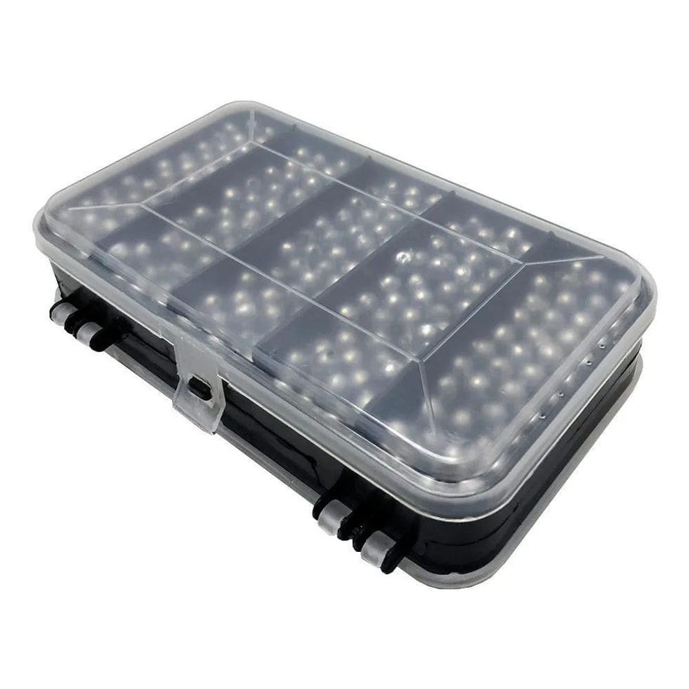 Kit Estojo Com Chumbadas Para Pesca 100 Unidades