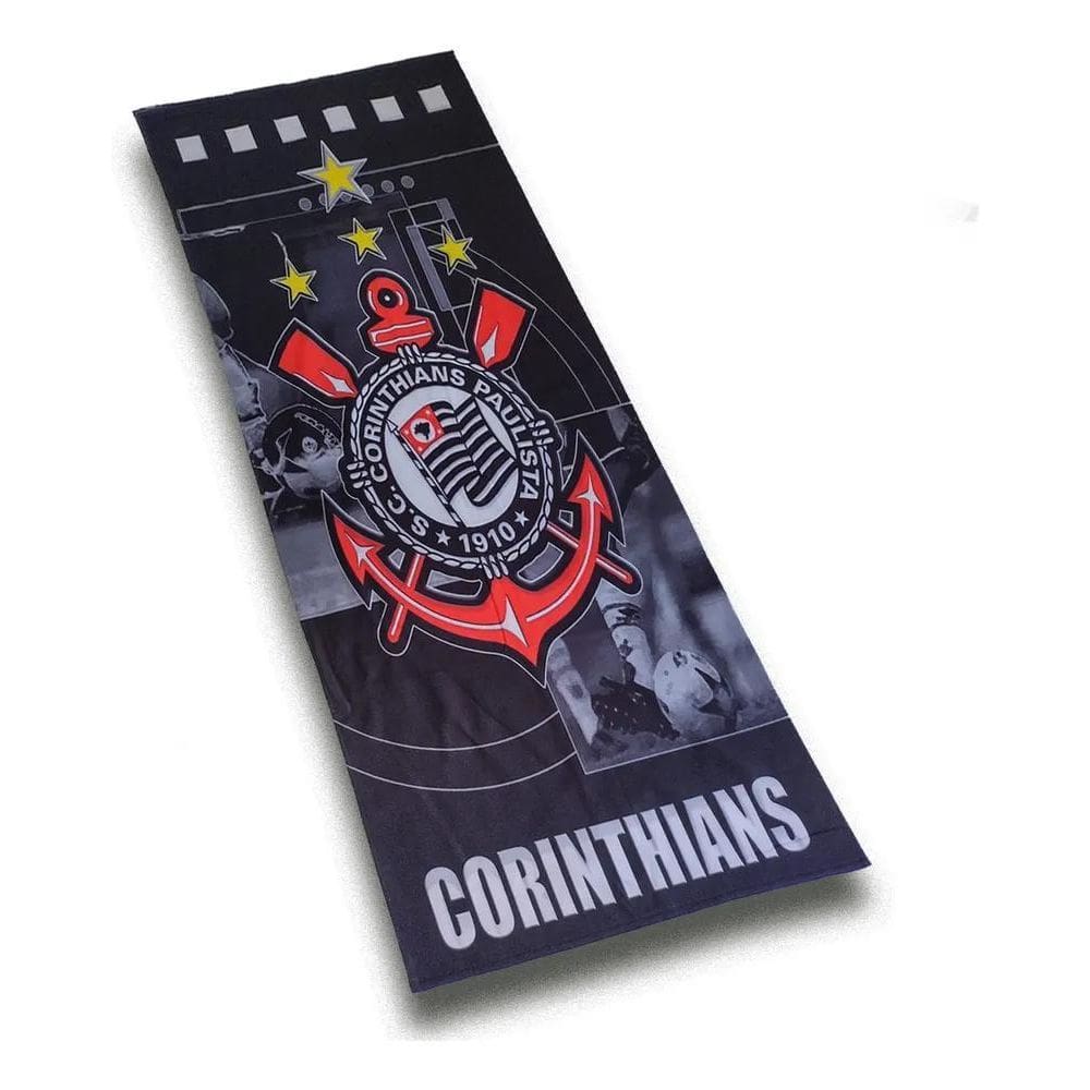 Corinthians Toalha De Time Banho Piscina Praia Futebol