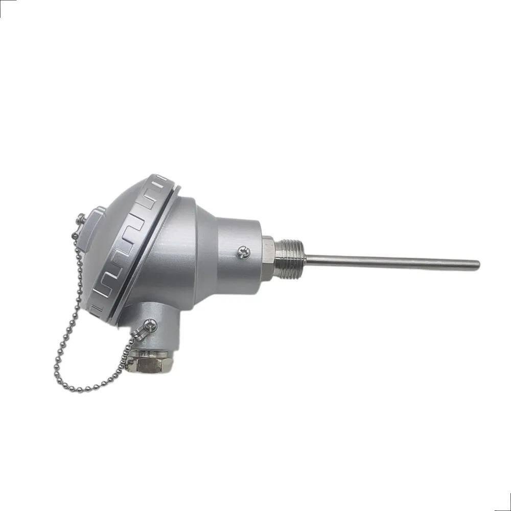Termopar Pt100 3 Fios-Haste 150Mm Cabecote Rosca 1/2 Bsp
