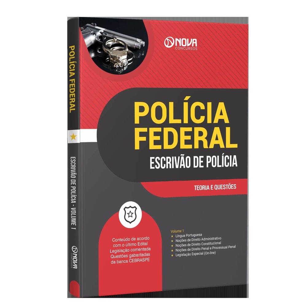 Apostila Concurso Polícia Federal 2025 - Escrivão Polícia Pf