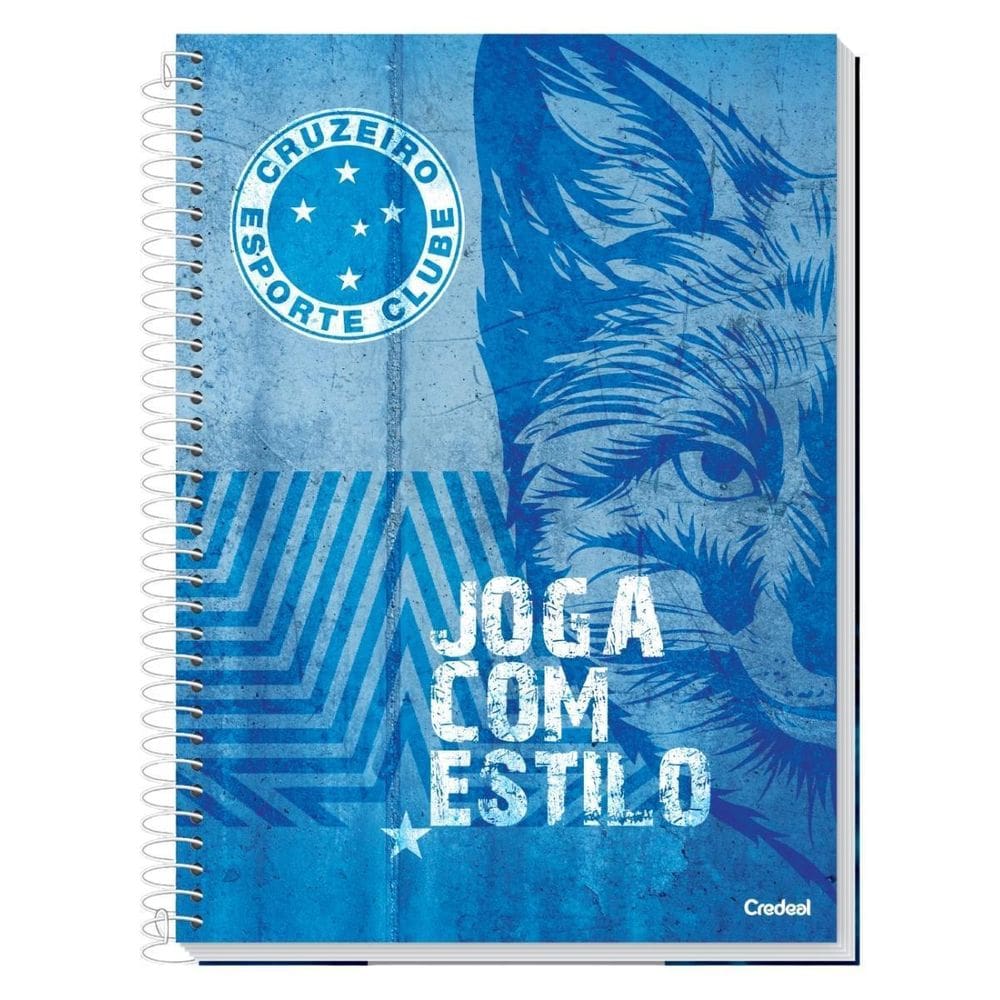 Caderno Universitário Cruzeiro Esporte Clube Raposa 1M